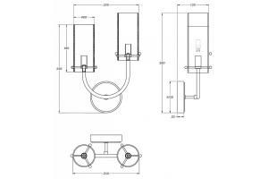 Бра Maytoni Arco MOD223WL-02BS1 - 2