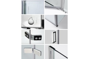 Душевой уголок Wasserkraft Aller White 10H06RW 120x80 см - 3