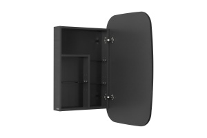 Зеркало-шкаф Aquaton Сохо 60 R серый матовый - 3