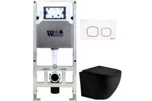 Комплект Weltwasser AMBERG 506 ST + MERZBACH 004 MT-BL + AMBERG RD-WT (10000006902)