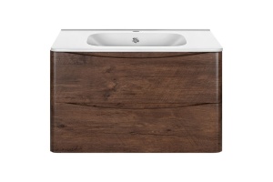 Тумба под раковину Vincea Paola 80 темное дерево