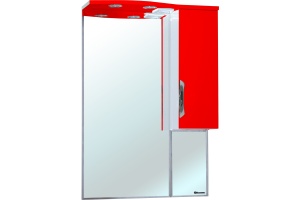 Зеркало-шкаф Bellezza Лагуна 65 R красный