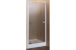 Душевая дверь Cezares Rosa 80 хром стекло матовое с узором