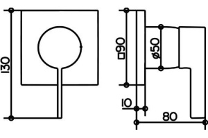 Смеситель Keuco IXMO 59551 019502 для душа - 2