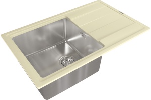 Мойка кухонная Florentina Комби 780 шампань - 2