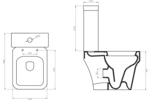 Унитаз-компакт BelBagno Janice - 3