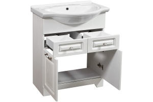 Тумба под раковину Stella Polar Кармела Байкал 65 белый - 2