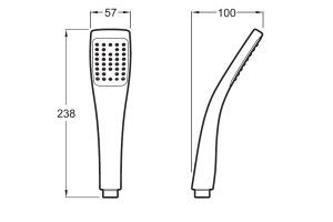 Душевой гарнитур Jacob Delafon Eo E99938-CP - 2