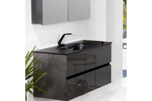 Тумба под раковину Armadi Art Vallessi 100 черный