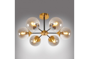 Люстра на штанге MyFar Fisher MR1741-6C - 2