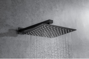 Верхний душ Allen Brau Infinity черный матовый - 3