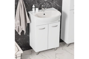 Тумба под раковину Onika Коралл 50 белый  - 3