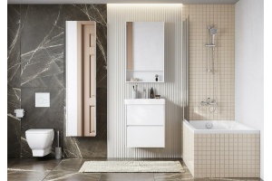 Комплект мебели Aquaton Сканди 55 белый 