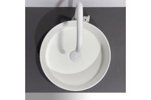 Накладная раковина Comforty 36 белая матовая - 2