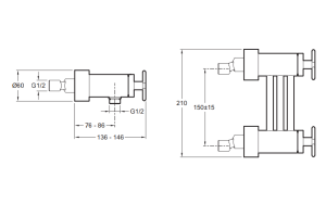 Смеситель Jacob Delafon Nouvelle Vague E78344-CAT для душа - 2