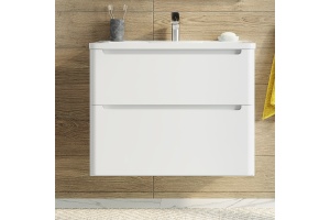 Тумба с раковиной STWORKI Монтре 80 белая