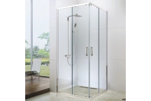 Душевой уголок Berges Solo 80х80 хром стекло прозрачное