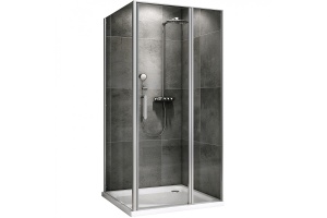 Душевой уголок Abber Sonnenstrand 110х75 хром стекло прозрачное