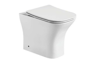 Унитаз приставной Ceramalux белый (215D)