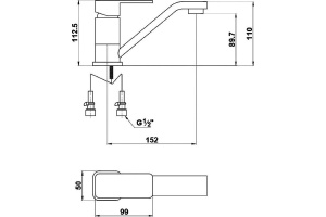 Смеситель для раковины Timo Selene 2061-15/00F хром - 2