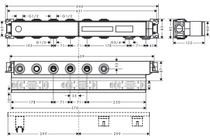 Скрытая часть Hansgrohe RainSelect 15312180 - 2