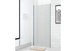 Душевая дверь в нишу Cezares ECO-O-B-2-80-P-Cr стекло punto - 2