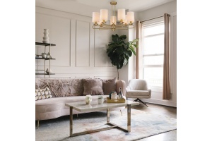 Люстра на штанге Escada Eclipse 10166/7PL Brass - 2