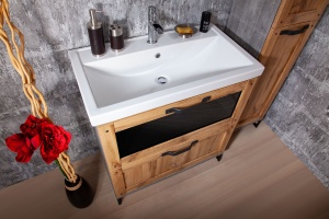 Тумба для комплекта Бриклаер Лофт 70 напольная - 3