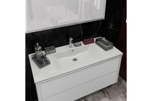 Тумба с раковиной напольная Opadiris Рубинно 120 белый - 2