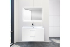 Комплект мебели Belbagno Aurora 90 белый - 2