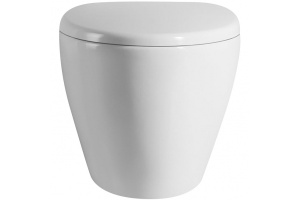 Подвесной унитаз Abber Bequem белый с сиденьем микролифт - 2