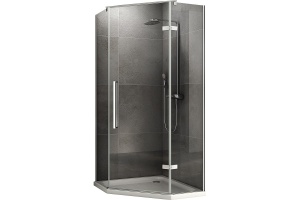 Душевой уголок ABBER Ewiges Wasser 90х90 профиль хром (AG05090)