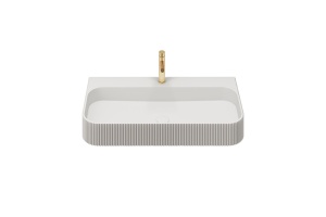 Подвесная раковина Vincea 75х46 белая матовая