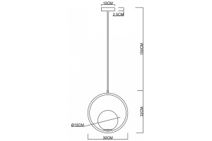 Подвесной светильник Arte Lamp Matisse A7741SP-1AB - 3