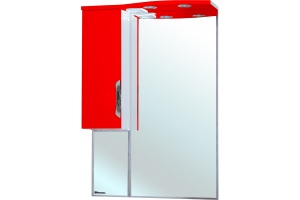 Зеркало-шкаф Bellezza Лагуна 65 L красный