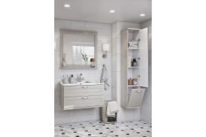 Комплект мебели подвесной Aquaton Леон 80 белый - 2