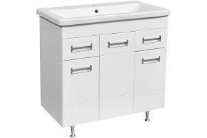 Тумба под раковину Stella Polar Фиора Сомо 80 белый