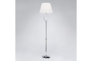 Торшер Eurosvet Madera 01056/1 хром/прозрачный хрусталь Strotskis