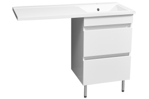 Тумба под раковину Stella Polar Мадлен Марсал 100 белый - 2