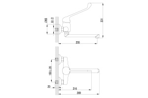 Смеситель Lemark Project LM4611C для раковины - 2