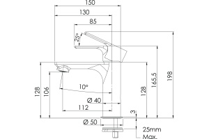 Смеситель для раковины Remer Energy EY12 - 2