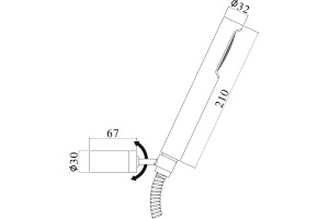 Душевой гарнитур Paffoni Birillo ZDUP036ST сталь - 2