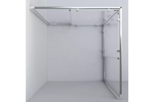 Душевая дверь Vincea Garda 120 хром стекло прозрачное - 2