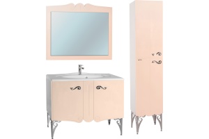 Зеркало Bellezza Эстель 80 бежевое - 2