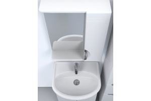 Мебельная раковина Санта Rosa Уют 50 белый - 3