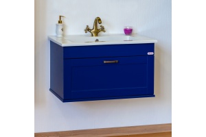 Тумба для комплекта Sanflor Ванесса 75 подвесная, индиго