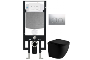 Комплект Weltwasser AMBERG 497 + MERZBACH 004 MT-BL + AMBERG RD-MT CR (10000006637)