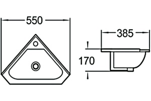 Раковина SantiLine SL-2020 - 2