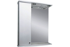 Зеркало Misty Астра 55 с подсветкой, белый L