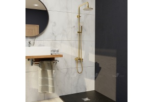 Душевая стойка Rgw Shower Panels золотая - 2